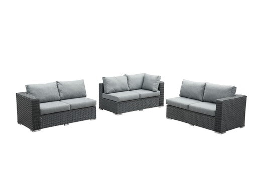 Henley Low Back Corner Sofa set with Rising table