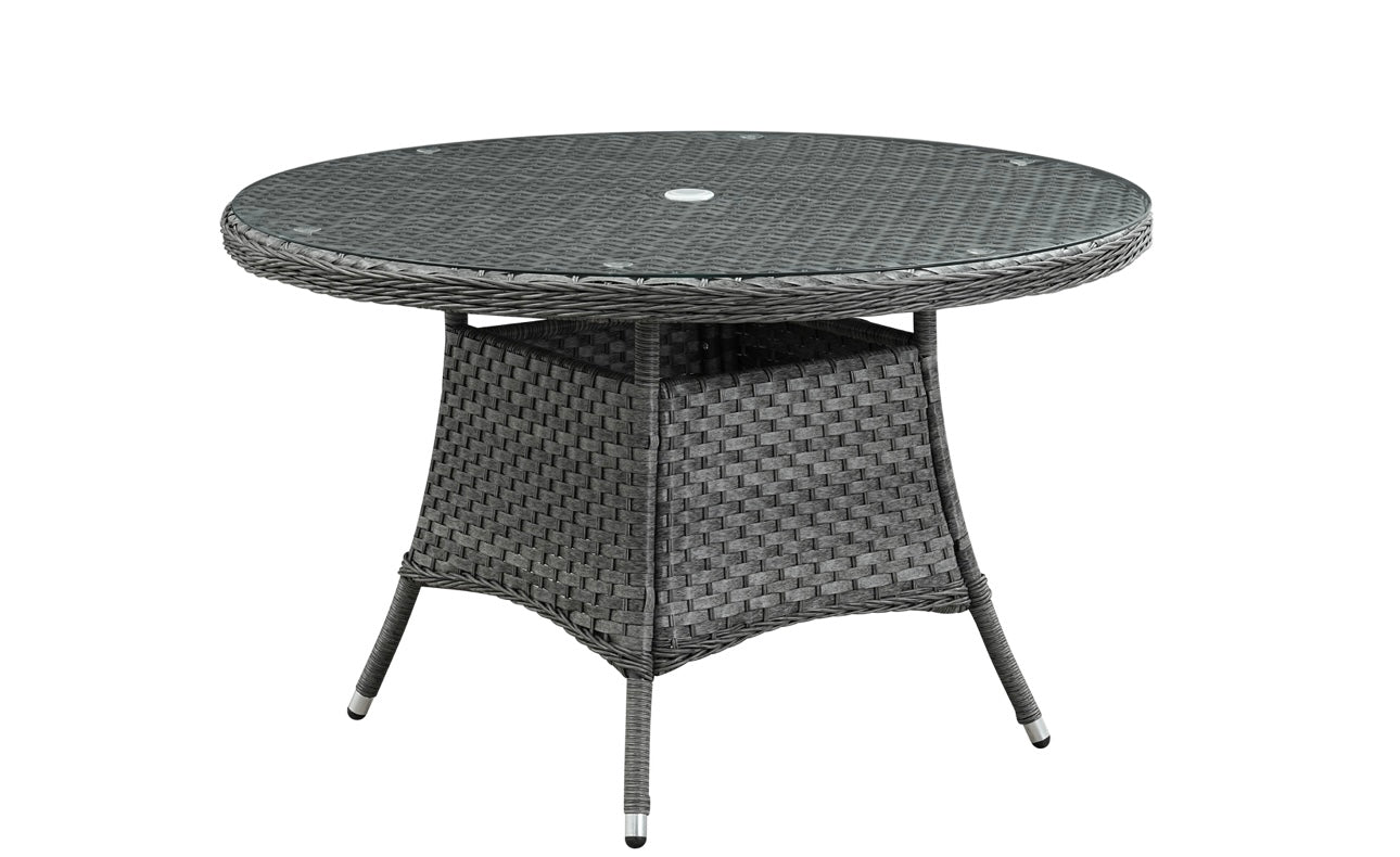 Henley 4 Seater Charcoal Grey Dinning Set