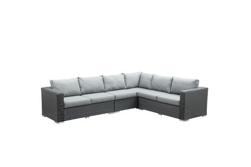 Henley Low Back Corner Sofa set with Rising table